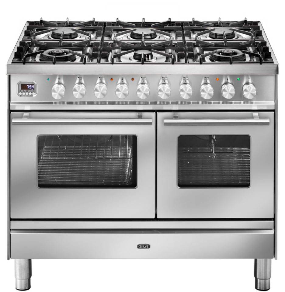 Фото Центр варочный ILVE PD106WE3/SS нержавеющая сталь (фурн. сатинированная сталь)
