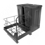 Превью картинка PULSE MOVEBOX F45 Система сортировки и хранения, платформа, 2 емкости (2x35), полн.выдв., плавн.закр., графит (WRB452-70DGPFS) #3