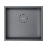 Превью картинка Металлическая мойка Omoikiri Kasen 49-16-INT-GM нерж. сталь/вороненая сталь #1