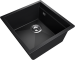 Превью картинка Гранитная мойка Rivelato LINO 454-L 1-чаш 450*440 nero #2