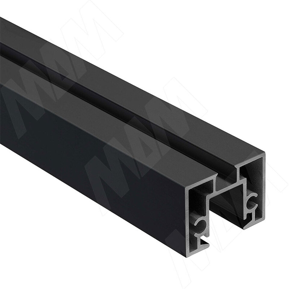 Фото PULSE PS65 Горизонтальный профиль верх/низ, черный, L-6000 (PR657003046RUBL)