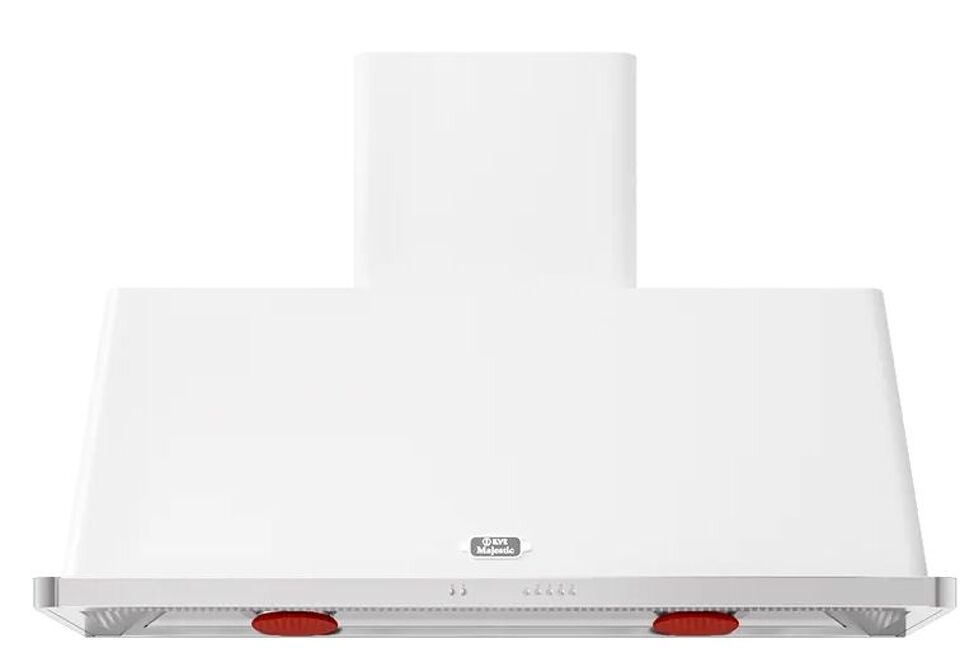 Фото Купольная вытяжка ILVE AM120/WH белый (фурн. нержавеющая сталь)