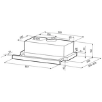 Превью картинка Встраиваемая вытяжка KRONA KERRY E 600 INOX PB V2 #15