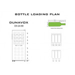 Превью картинка Шкаф винный  Винный холодильник (шкаф) термоэлектрический Dunavox DX-24.68DSC #5