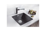 Превью картинка Гранитная мойка Blanсo SUBLINE 400-F SILGRANIT  черный с отв.арм. InFino #2