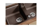 Превью картинка Гранитная мойка Blanсo LEXA 8 SILGRANIT PuraDur темная скала #2