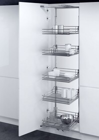 Картинка Vauth-Sagel Система TAL GATE SAPHIR, распашной фасад 600 мм, высота 1700-1950 мм, хром