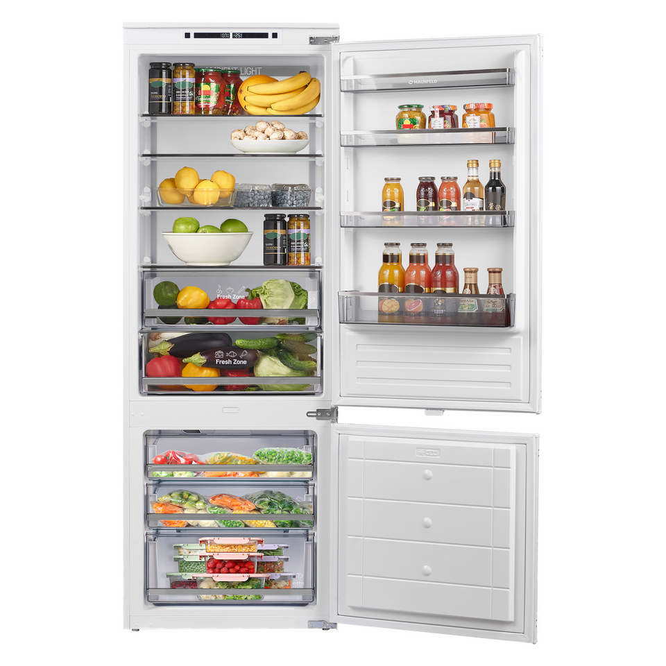 Фото Встраиваемый холодильник с морозильной камерой Maunfeld MBF193NFW1GR Inverter