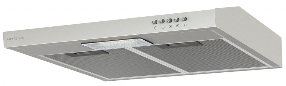 Фото Козырьковая вытяжка KRONAsteel JESSICA slim 600 white push button