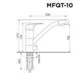 Превью картинка Смеситель для кухни Maunfeld MFQT-10B #2