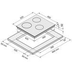 Превью картинка Индукционная варочная панель KRONA ERDE 45 BL 3BFTS #13