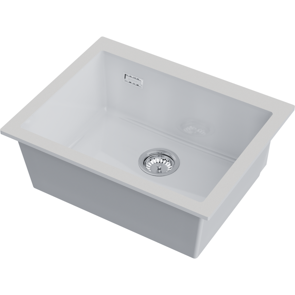 Фото Omoikiri Omishima 60-U-WH Glossy Natceramic/белый глянцевый