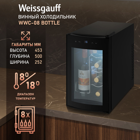 Картинка Weissgauff WWC-08 Bottle