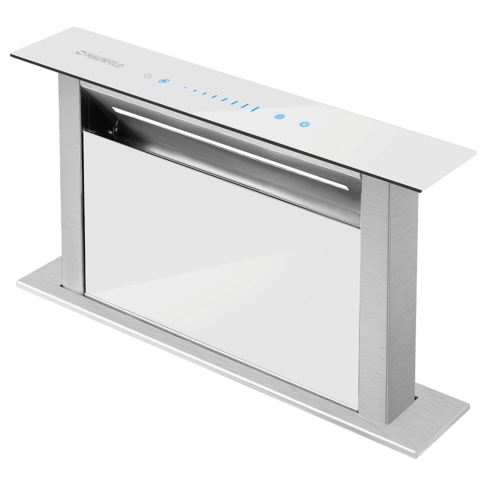 Фото Вытяжка встраиваемая в столешницу  Maunfeld Prestige 90 White