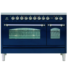 Картинка ILVE P12SNE3/MBC синий (фурн. хром)