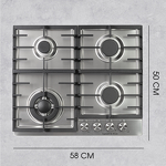 Превью картинка Газовая варочная панель Zigmund & Shtain G 20.6 S #10