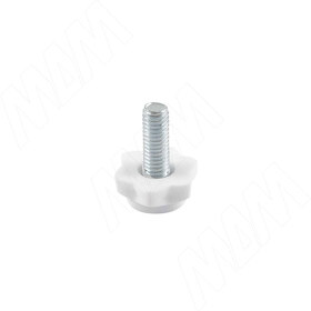 Картинка PULSE Ножка мебельная, М6x18, белая (PI05.M6X18.WH)