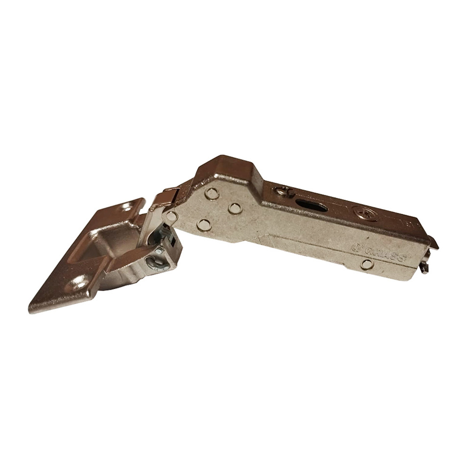 Фото Grass Петля Tiomos, на саморез, угловая +45/110°, накладная, с демпфером, 48/6