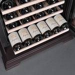 Превью картинка Шкаф винный  Meyvel Винный холодильник (шкаф) компрессорный MEYVEL MV46PRO-KBT2 (Тёмный шоколад) #11