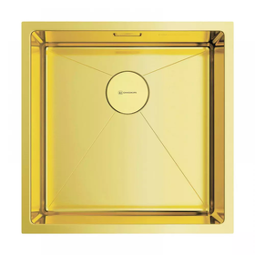 Картинка Omoikiri Taki 44-U/IF-LG нерж. сталь/светлое золото