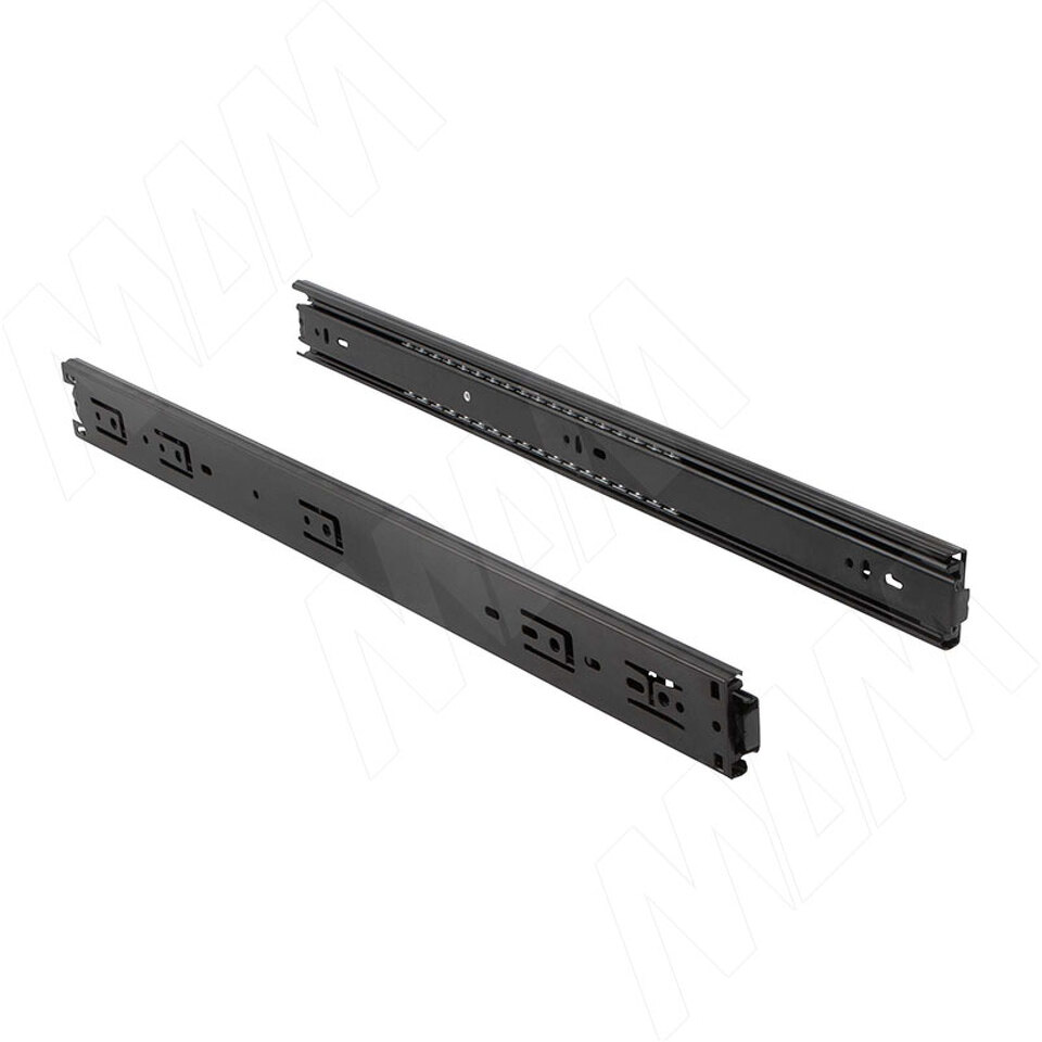 Фото PULSE ВЕКТОР БС45 СТАНДАРТ Направляющие шариковые 450 мм, Н45, полное выдвижение, черные, VEKTOR BS45 STANDARD (1045-18 Z ST BL)