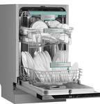 Превью картинка Посудомоечная машина 45см встраиваемая Weissgauff BDW 4535 Autoopen Timer Floor #8