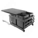 Превью картинка Vibo KOMBI 2.0 MINI M45W Система сортировки и хранения, 3 емкости (16л+7л+7л), креп. фасада, полн.выдв., плавн.закр. направл. Nova Pro, крышка-полка (MKOMBI2GME453SCGMRF) #2