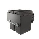Превью картинка Vibo GLOBE 2.0 M50W Система сортировки и хранения, 2 емкости (30л+30л), креп. фасада, полн.выдв., плавн.закр., направл. Nova Pro, крышка-полка (PG2GME502SCGMRF) #3