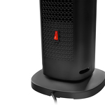 Превью картинка Вентилятор Lex LXCR 1525,обогреватель керамический, с очагом 2000Вт ( черный) #17