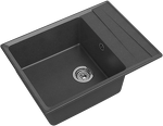 Превью картинка Мраморная мойка GranFest LEVEL 660L Графит #2