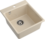 Превью картинка Мраморная мойка GranFest LEVEL 420 Кашемир #2