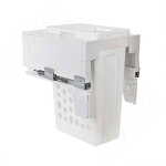Превью картинка PULSE HAMPER LM40 Корзина для белья выдвижная, 1 емкость (35л), напр.полн.выдв., плавн.закр., креп.фасада, цвет белый (LHM401-35WT) #1