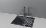 Превью картинка Смеситель для кухни GRANULA 8169, ГРАФИТ #2
