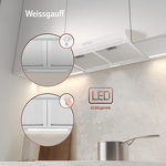 Превью картинка Козырьковая вытяжка Weissgauff Cover 600 White #12