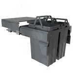 Превью картинка PULSE PROBOX F60 Система сортировки и хранения, 3 емкости (2x15+1x33), креп. фасада, полн.выдв., плавн.закр., крышка-полка, графит (MBN603-63DGMID) #3