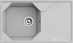 Превью картинка Мраморная мойка GranFest UNIQUE 840L Серый #1