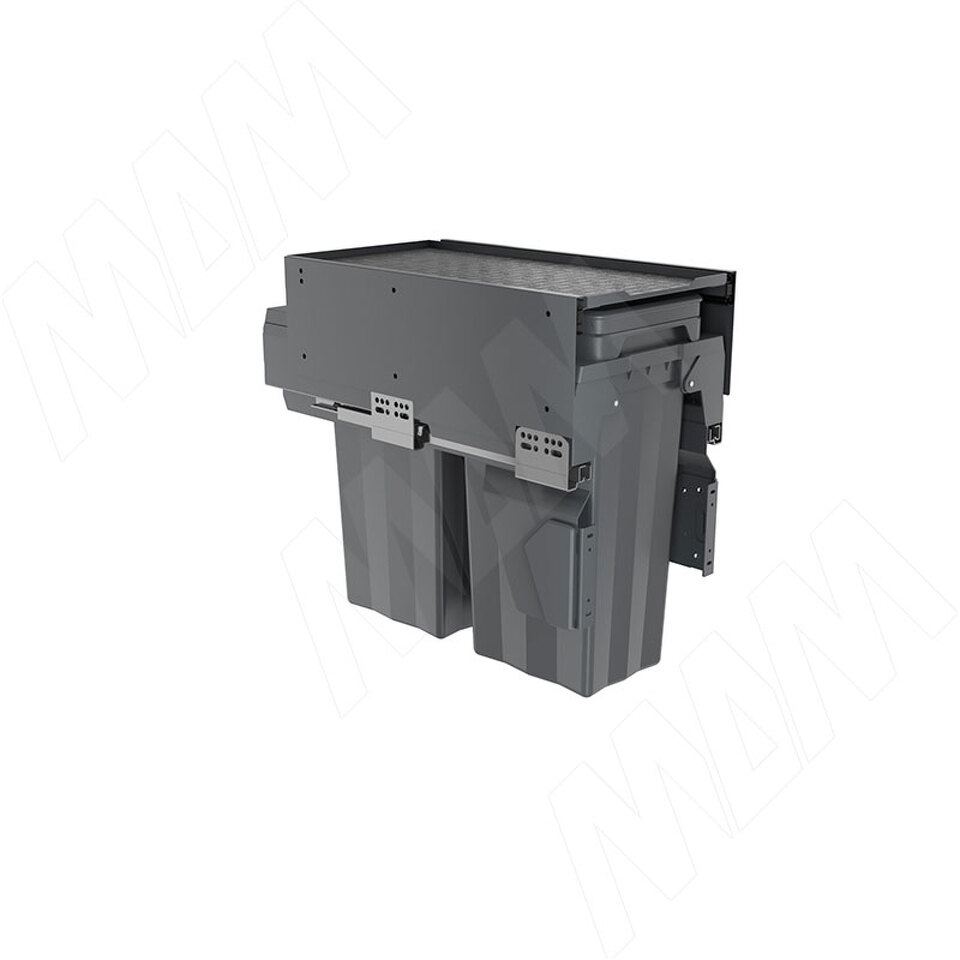 Фото PULSE PROBOX MAX F30 Система сортировки и хранения, 2 емкости (2x13), креп. фасада, полн.выдв., плавн.закр., графит (MBN302-26DGMAX)