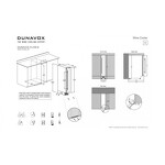 Превью картинка Шкаф винный встраиваемый Винный холодильник (шкаф) компрессорный Dunavox DAUF-8.23B #4