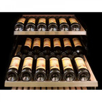 Превью картинка Шкаф винный встраиваемый Винный холодильник (шкаф) компрессорный Dunavox DX-94.270SDSK #9