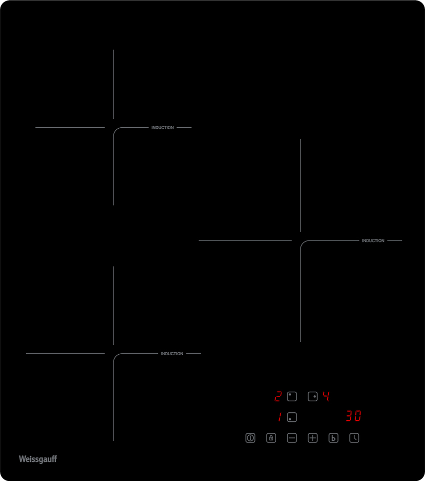 Фото Индукционная варочная панель Weissgauff HI 430 BA Cross