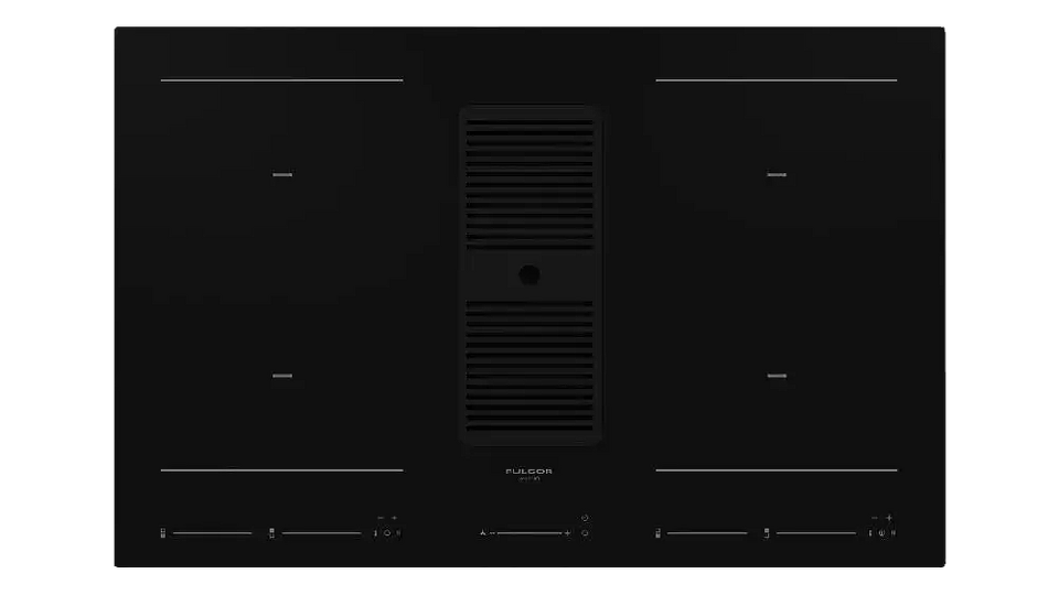 Фото Индукционная варочная панель Индукционная варочная панель с вытяжкой FULGOR-Milano FCLHD 8041 HID TS BK 2