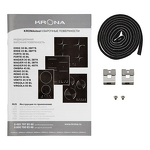 Превью картинка Индукционная варочная панель KRONA ERDE 45 BL 3BFTS #12