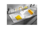 Превью картинка Гранитная мойка Blanсo SITY XL 6 S SILGRANIT PuraDur белый аксессуары лимон #2
