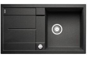 Картинка Blanсo METRA 5 S-F SILGRANIT PuraDur антрацит, с клапаном-автоматом