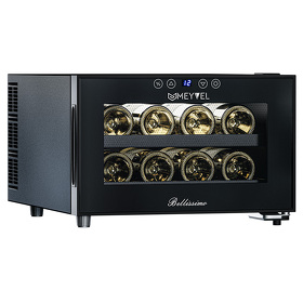 Картинка Meyvel Винный холодильник (шкаф) термоэлектрический MEYVEL MV08-BF1 (easy)