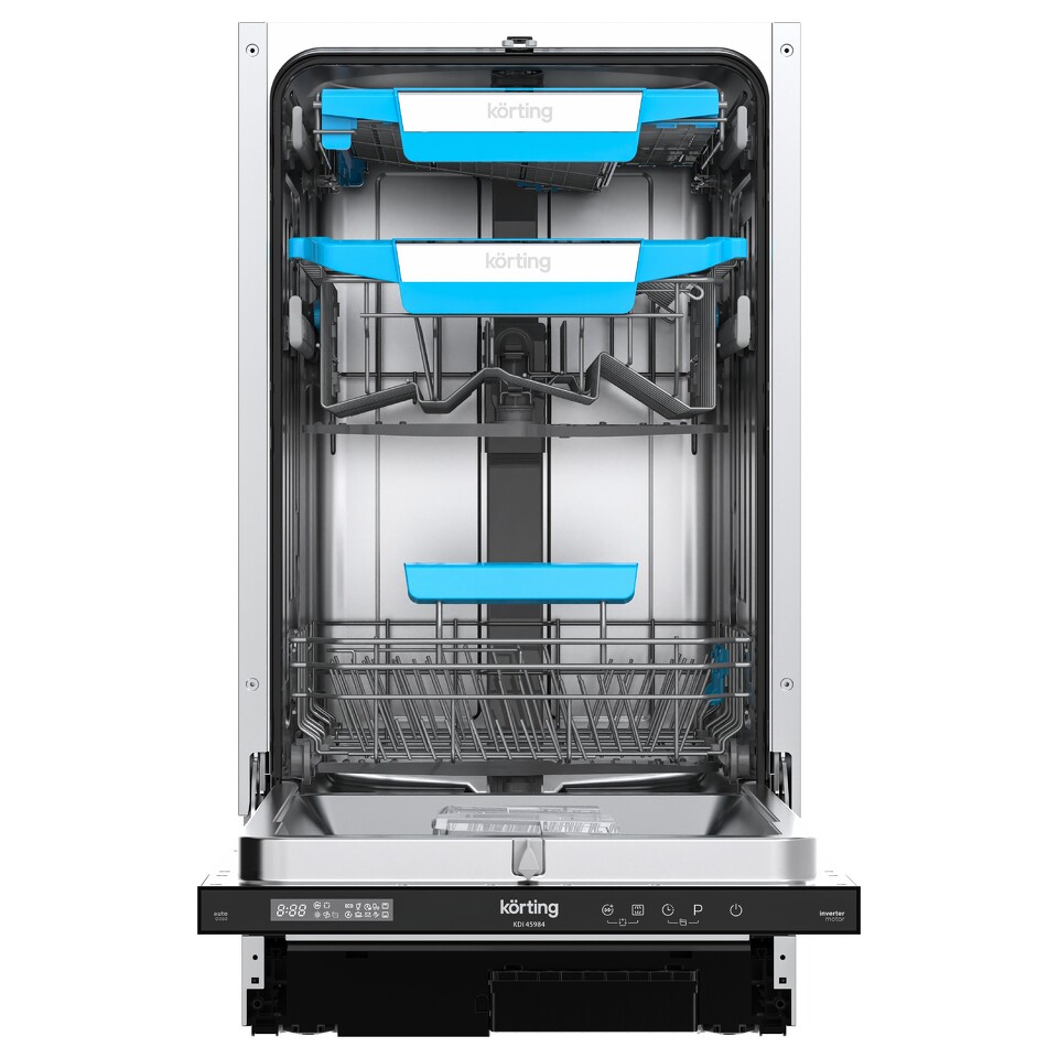 Фото Посудомоечная машина 45см встраиваемая Körting KDI 45984