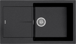 Превью картинка Гранитная мойка Rivelato LUMO 8650 1-чаш 860*500 Nero opaco #1