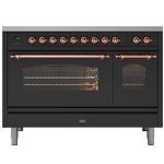 Превью картинка Центр варочный ILVE P127NE3/MGP матовый графит (фурн. медь) #1