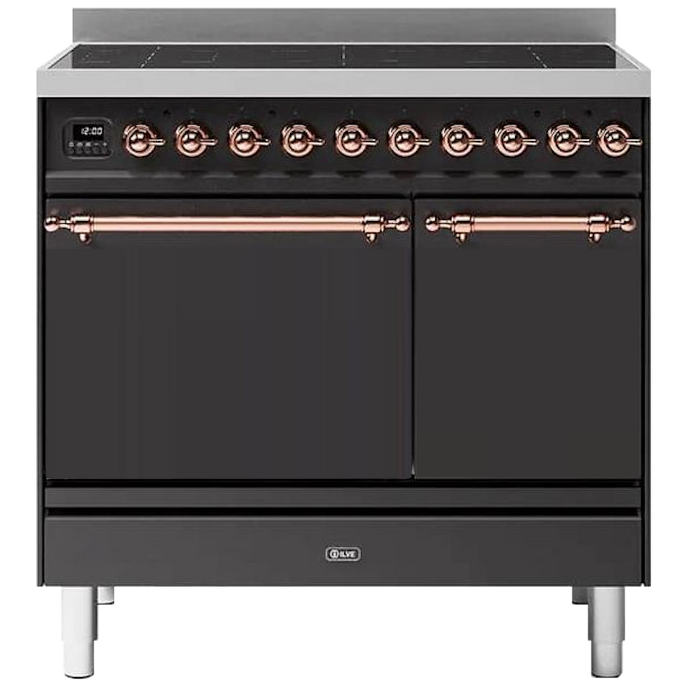 Фото Центр варочный ILVE PDI096QNE3/MGP матовый графит (фурн. медь)