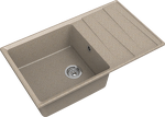 Превью картинка Мраморная мойка GranFest LEVEL 860L Песочный #2